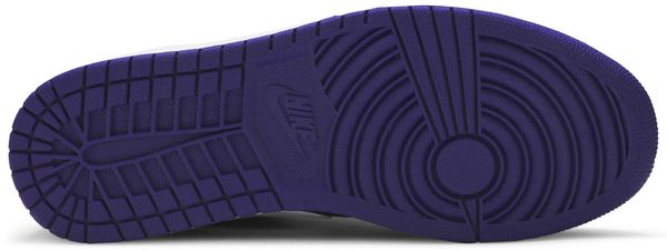 Jordan 1 Low Court Purple Black