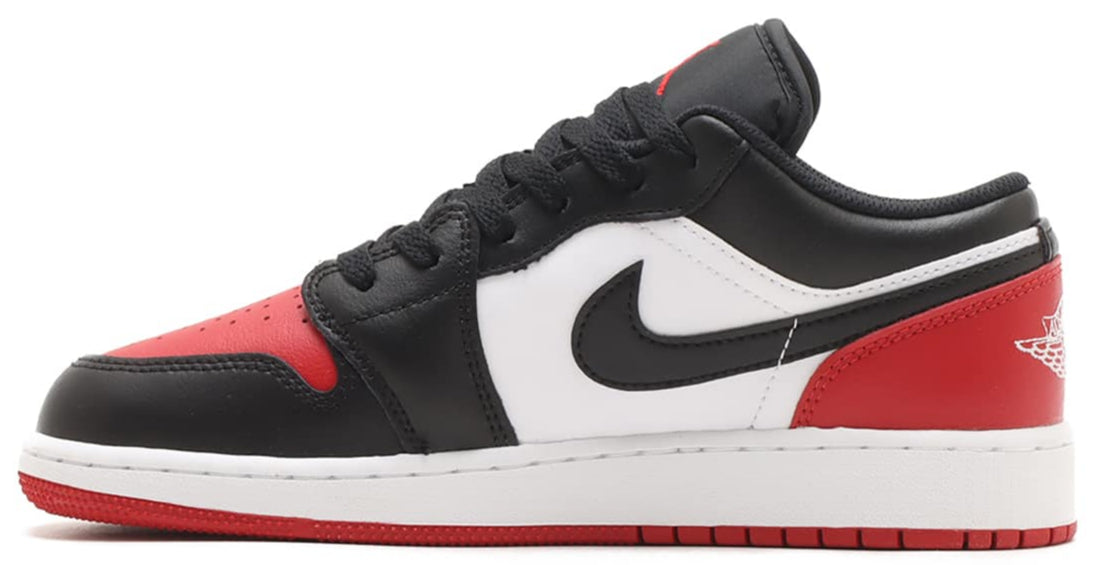 Jordan 1 Low Bred Toe 2.0 (GS)