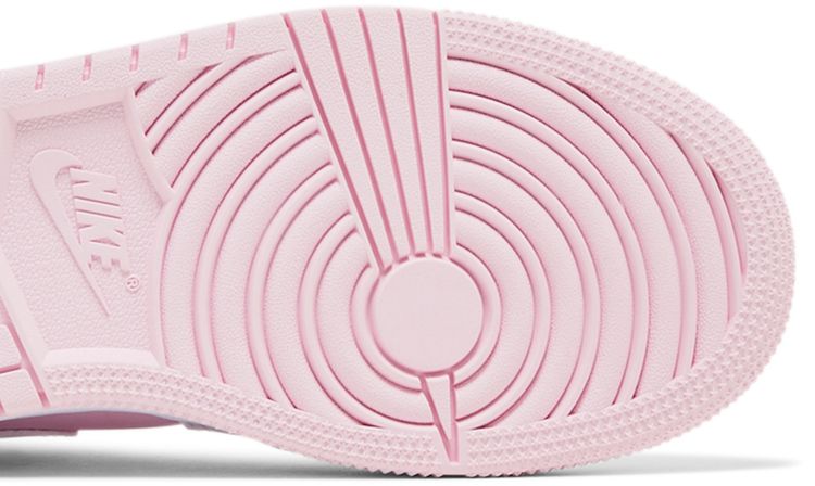 Jordan 1 Low Pink Foam Fire Red White (GS)