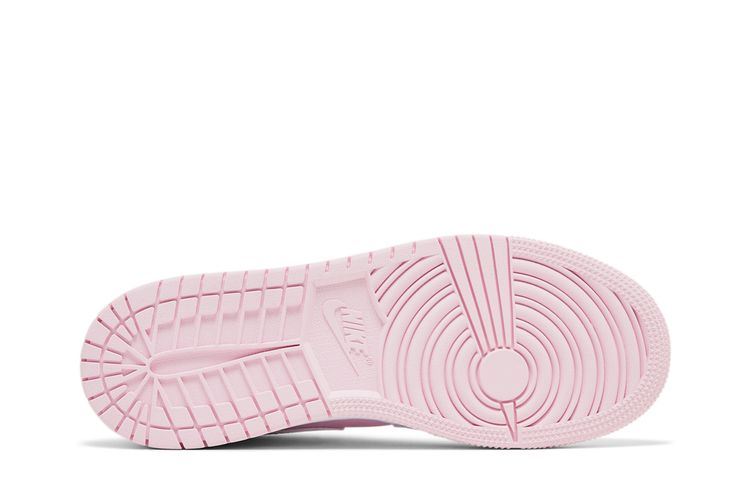 Jordan 1 Low Pink Foam Fire Red White (GS)