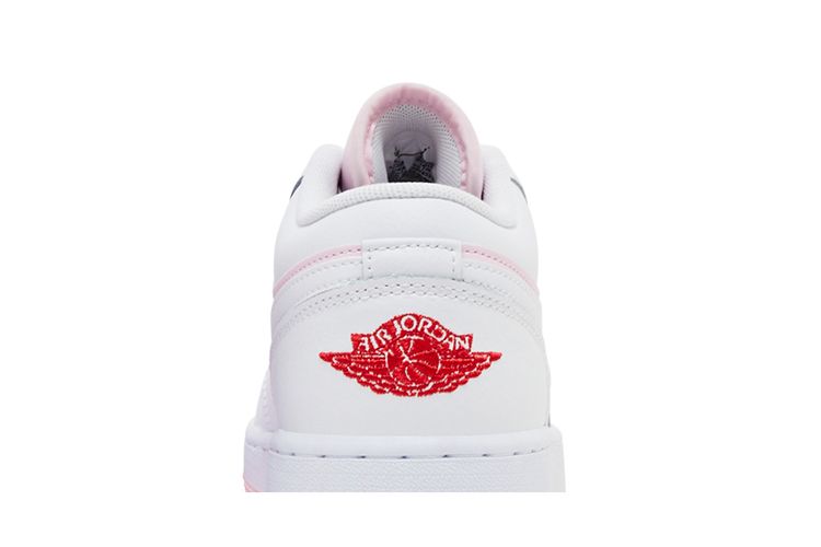 Jordan 1 Low Pink Foam Fire Red White (GS)