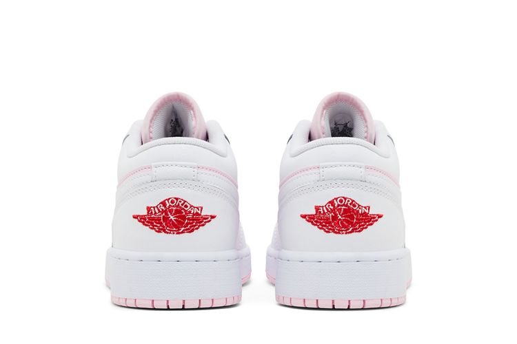 Jordan 1 Low Pink Foam Fire Red White (GS)