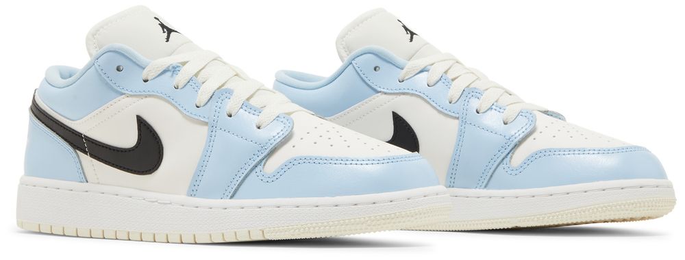 Jordan 1 Low Ice Blue Black (GS)