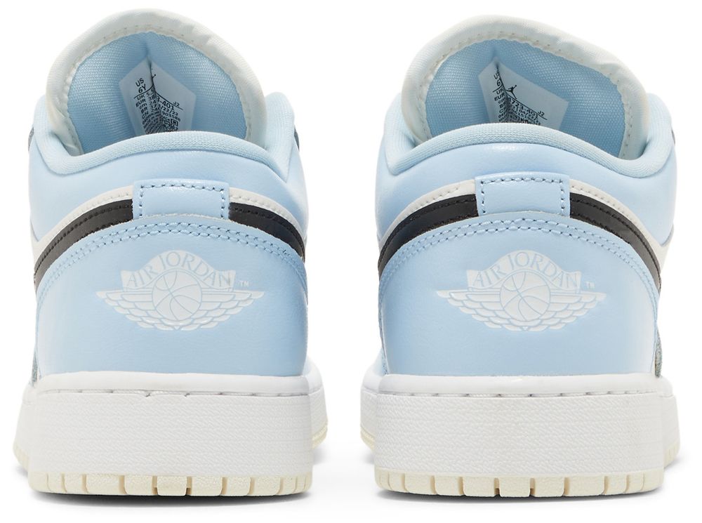 Jordan 1 Low Ice Blue Black (GS)
