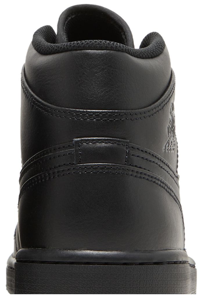 Jordan 1 Mid Triple Black (2022)