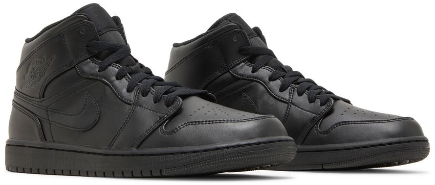 Jordan 1 Mid Triple Black (2022)