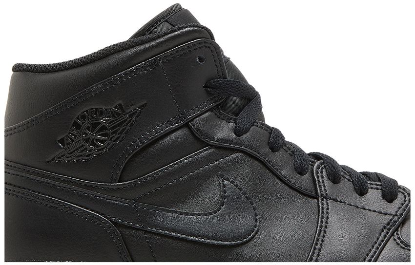 Jordan 1 Mid Triple Black (2022)