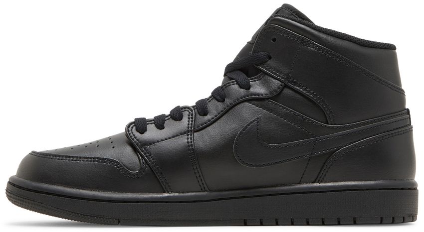 Jordan 1 Mid Triple Black (2022)
