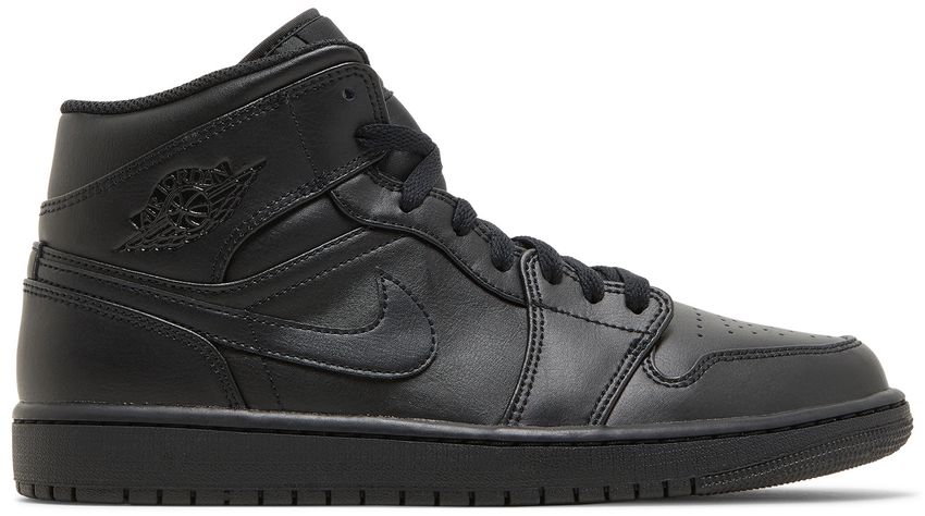 Jordan 1 Mid Triple Black (2022)