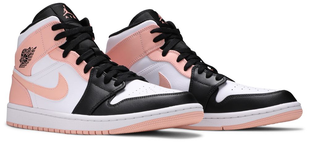 Jordan 1 Mid Arctic Orange Black Toe