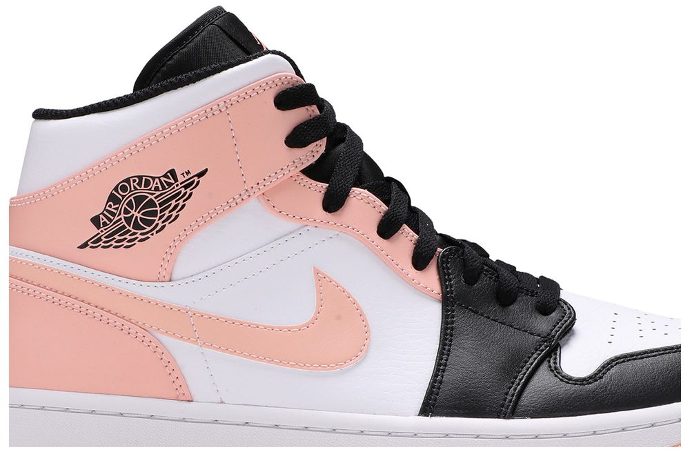 Jordan 1 Mid Arctic Orange Black Toe