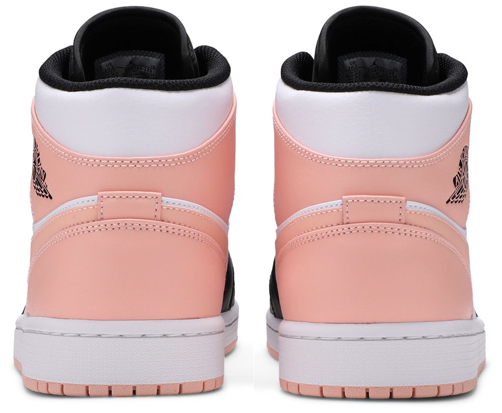 Jordan 1 Mid Arctic Orange Black Toe