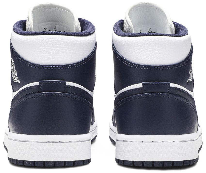 Jordan 1 Mid White Metallic Gold Obsidian