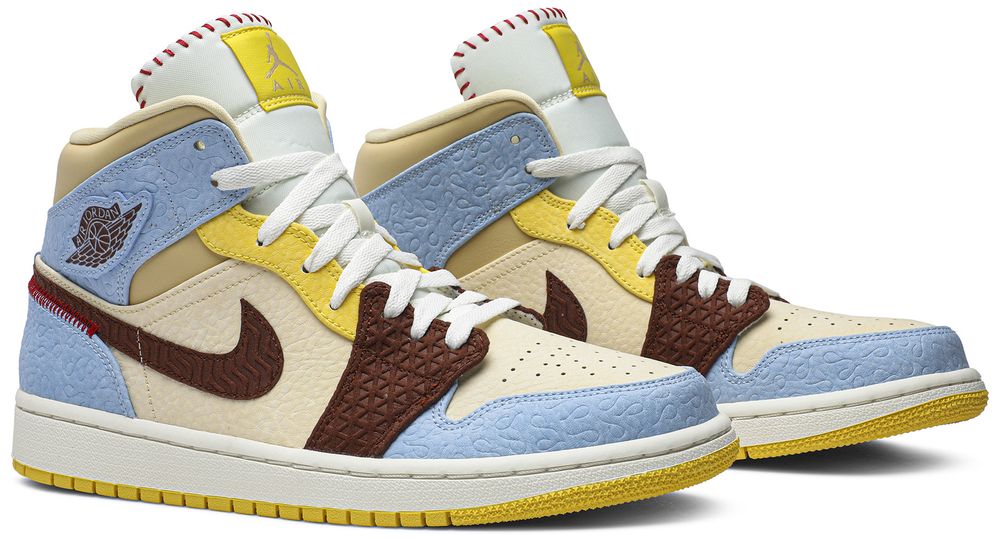 Jordan 1 Mid SE Fearless Maison Chateau Rouge