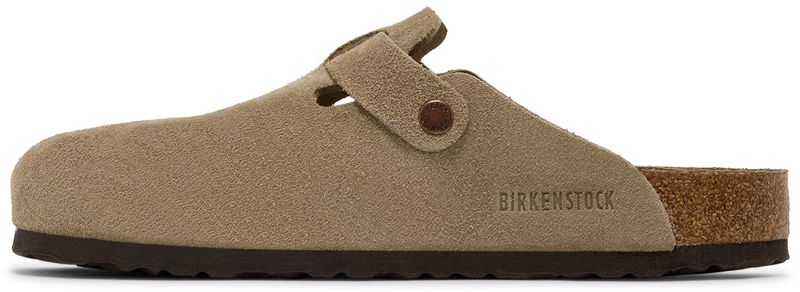 Birkenstock Boston Soft Footbed Suede Taupe