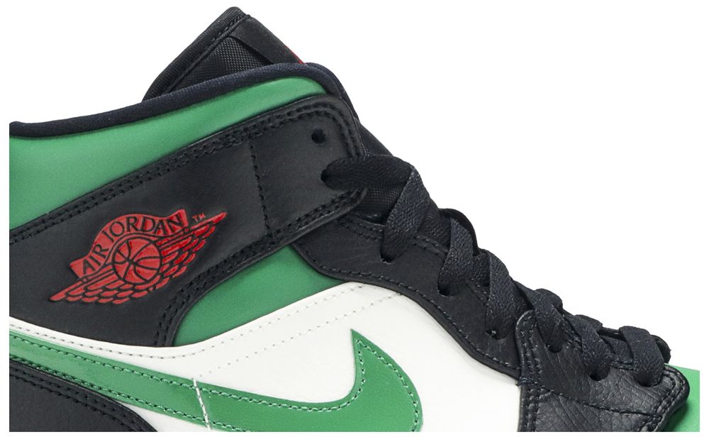 Jordan 1 Mid Green Toe
