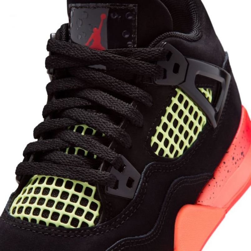 Jordan 4 Retro Black Infrared Barely Volt (PS)
