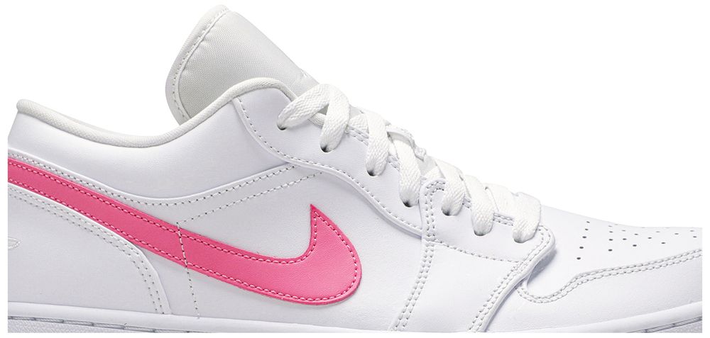 Jordan 1 Low White Multi-Color Swoosh
