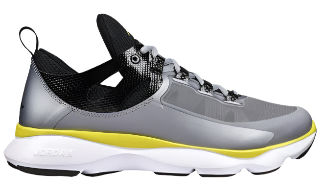 Jordan Flight Runner 'Wolf Grey Vibrant Yellow'