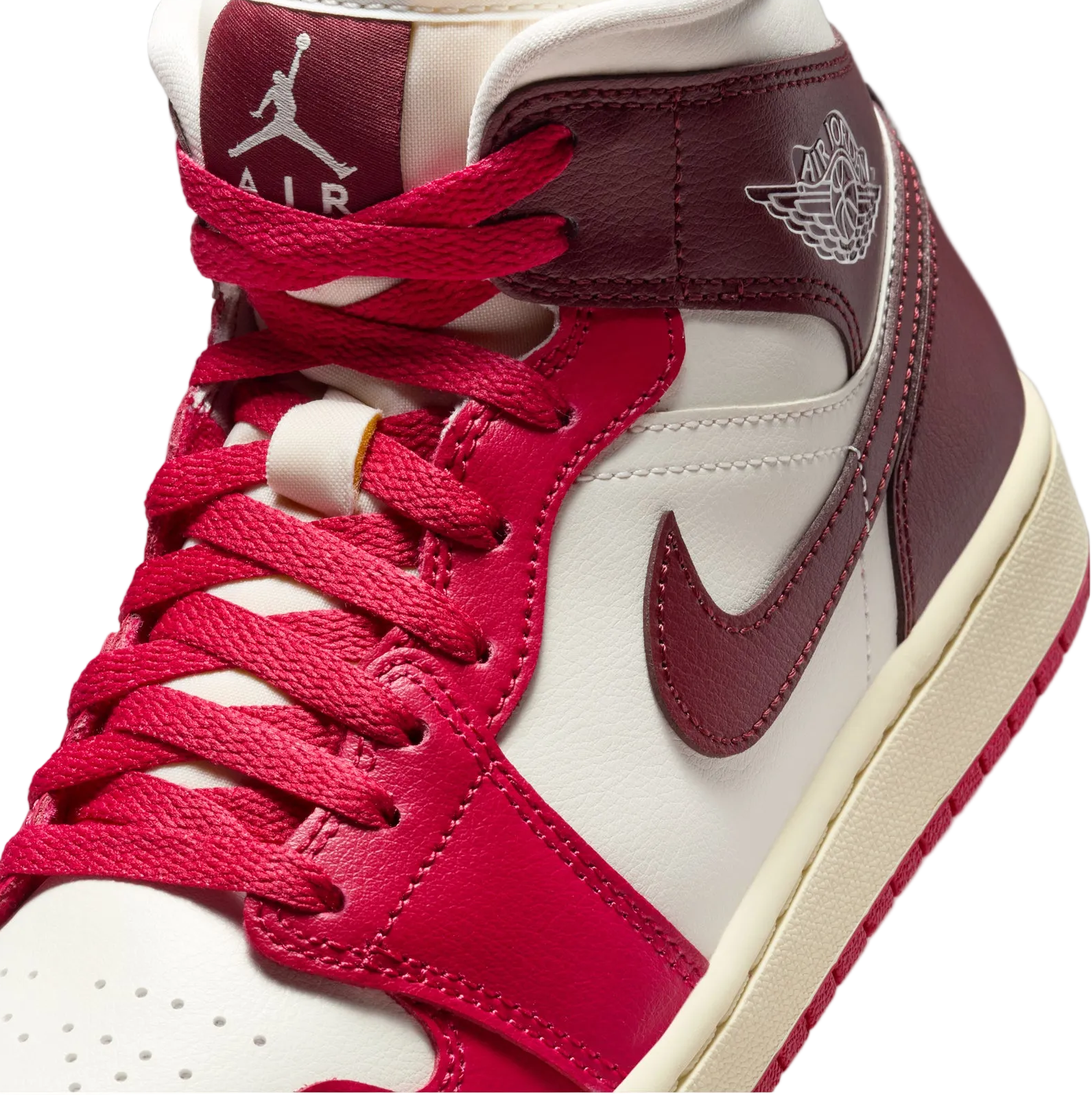 Jordan 1 Mid Sail Mystic Hibiscus (Women's)
