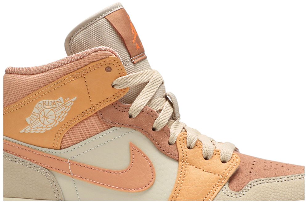Jordan 1 Mid Apricot Orange (Women's)