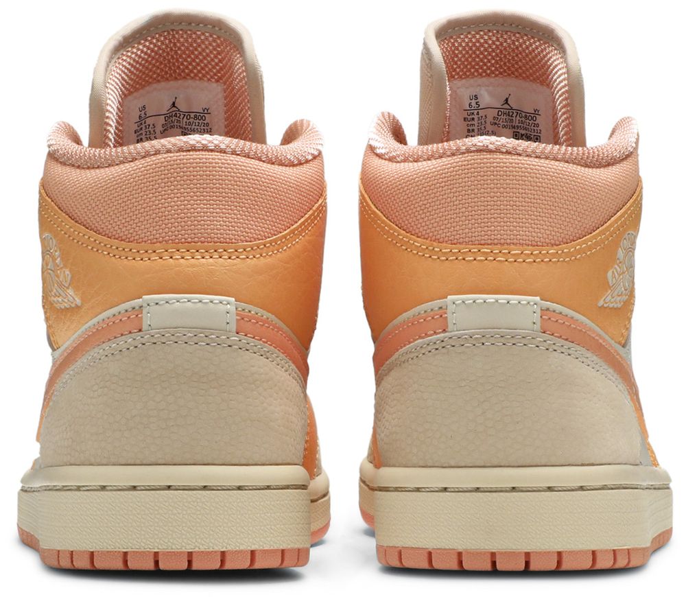 Jordan 1 Mid Apricot Orange (Women's)