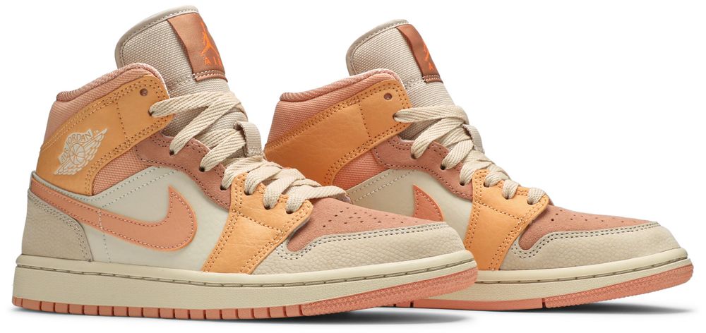 Jordan 1 Mid Apricot Orange (Women's)
