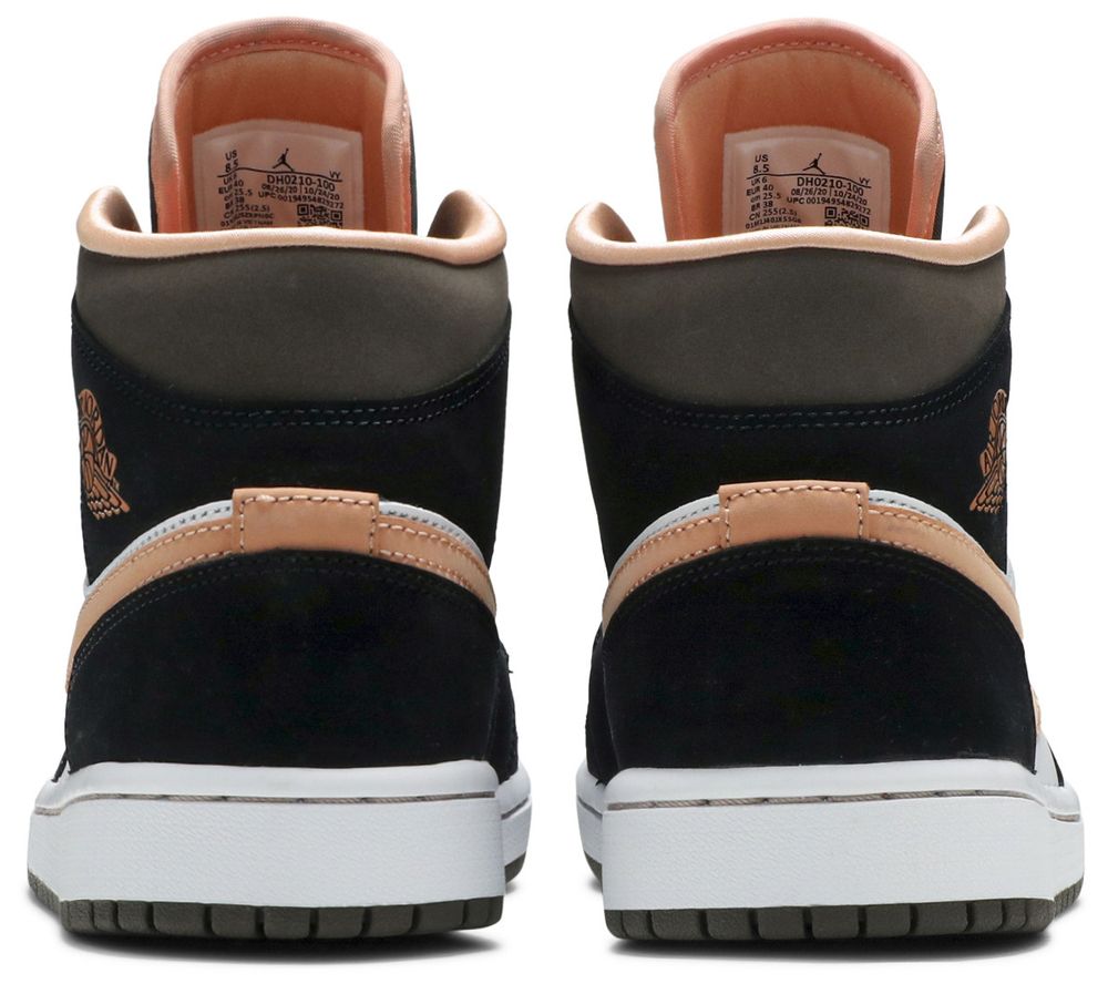 Jordan 1 Mid Peach Mocha (Women's)