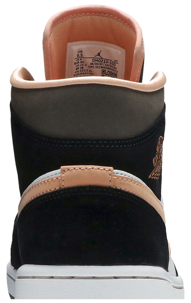 Jordan 1 Mid Peach Mocha (Women's)