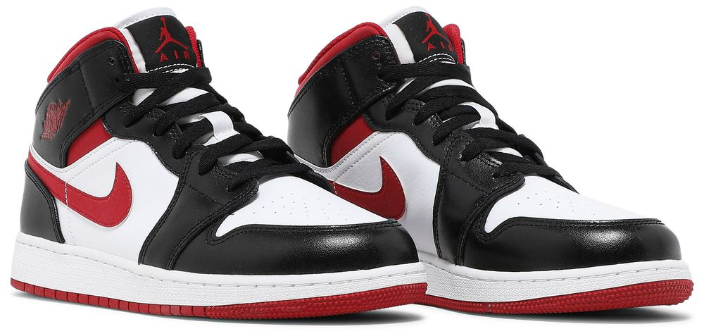Jordan 1 Mid Gym Red Black White (GS)