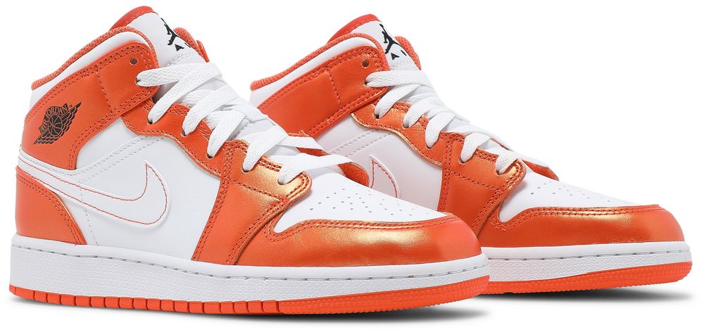 Jordan 1 Mid Metallic Orange (GS)