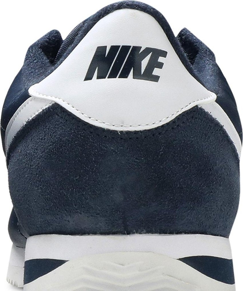 Nike Cortez Basic Nylon Obsidian White-Metallic Silver