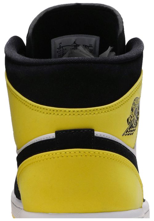 Air Jordan 1 Mid Yellow Toe Black