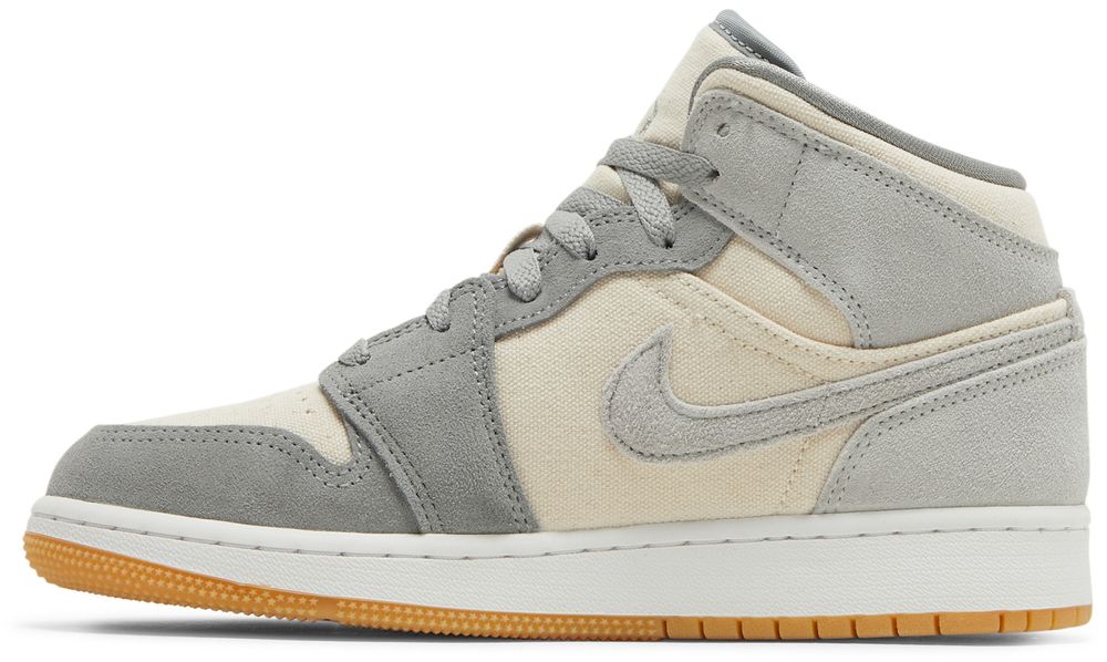 Jordan 1 Mid SE Coconut Milk Particle Grey (GS)