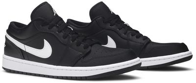 Jordan 1 Low Black White (Women's)