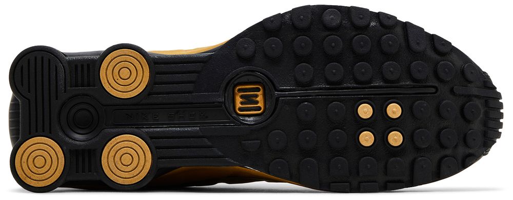Nike Shox R4 Black Metallic Gold (Women's)