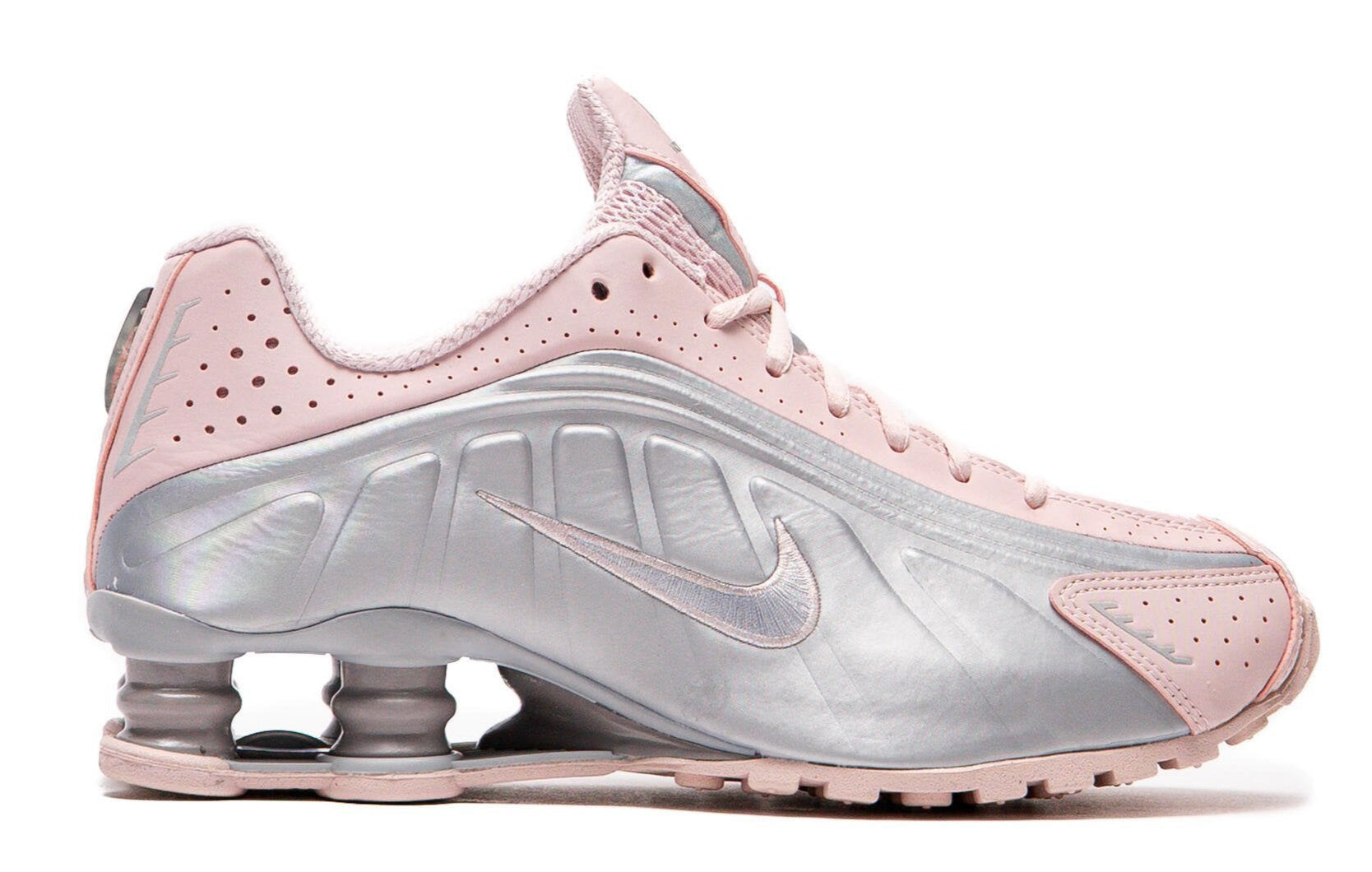 Nike Shox R4 Barely Rose Metallic Platinum (Women's)