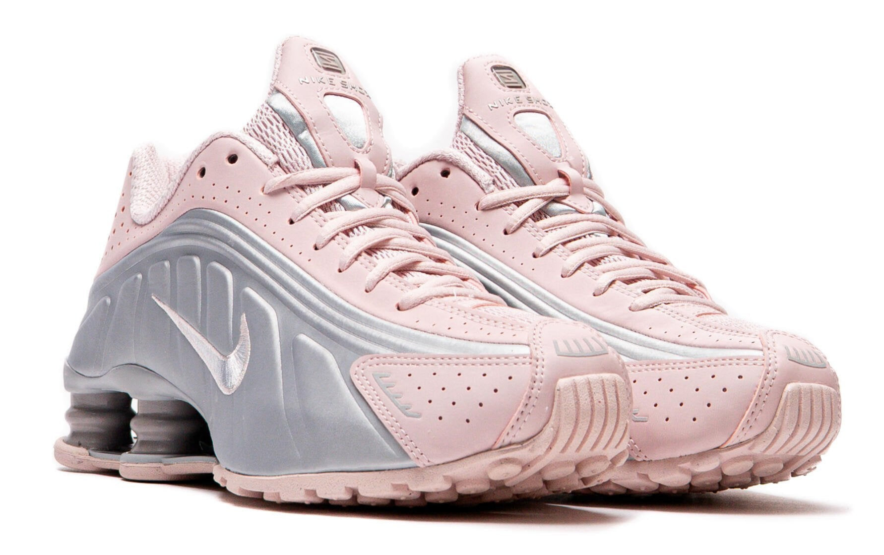 Nike Shox R4 Barely Rose Metallic Platinum (Women's)