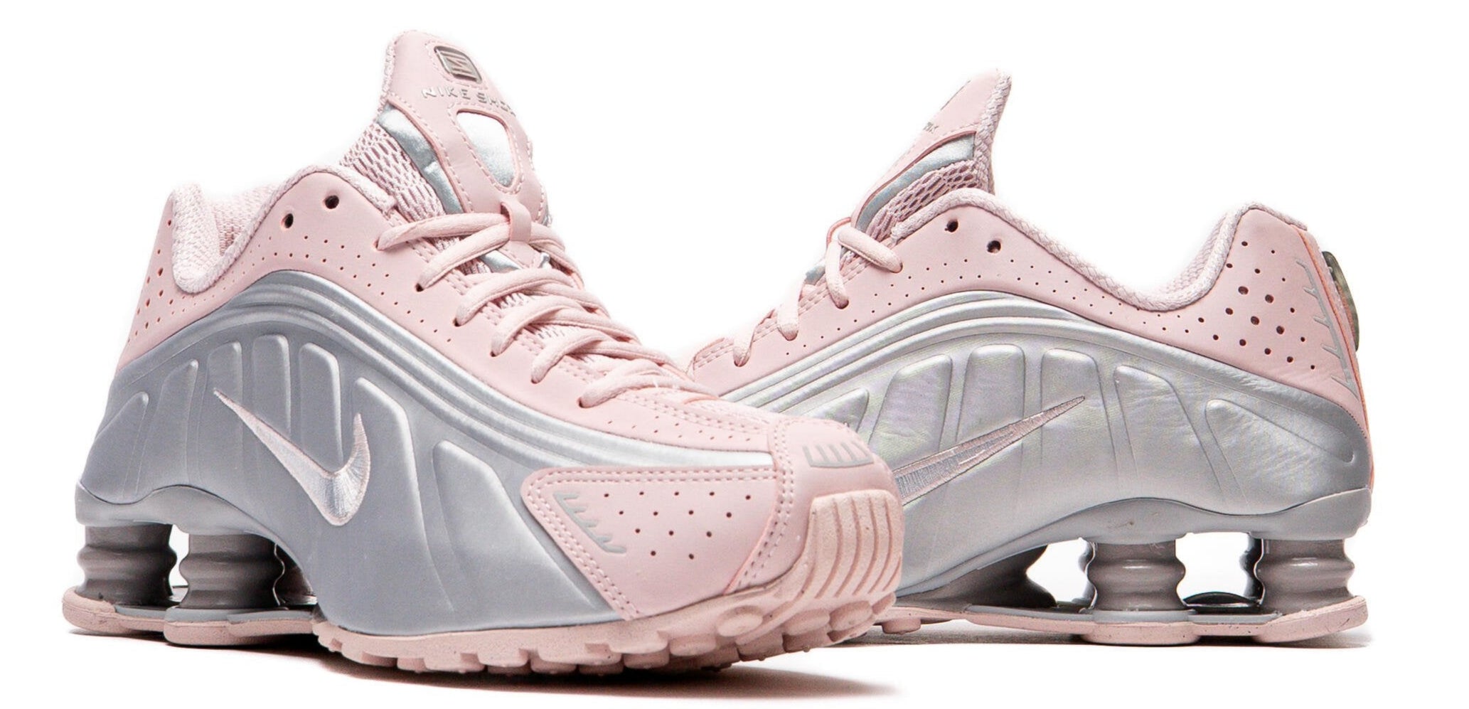 Nike Shox R4 Barely Rose Metallic Platinum (Women's)