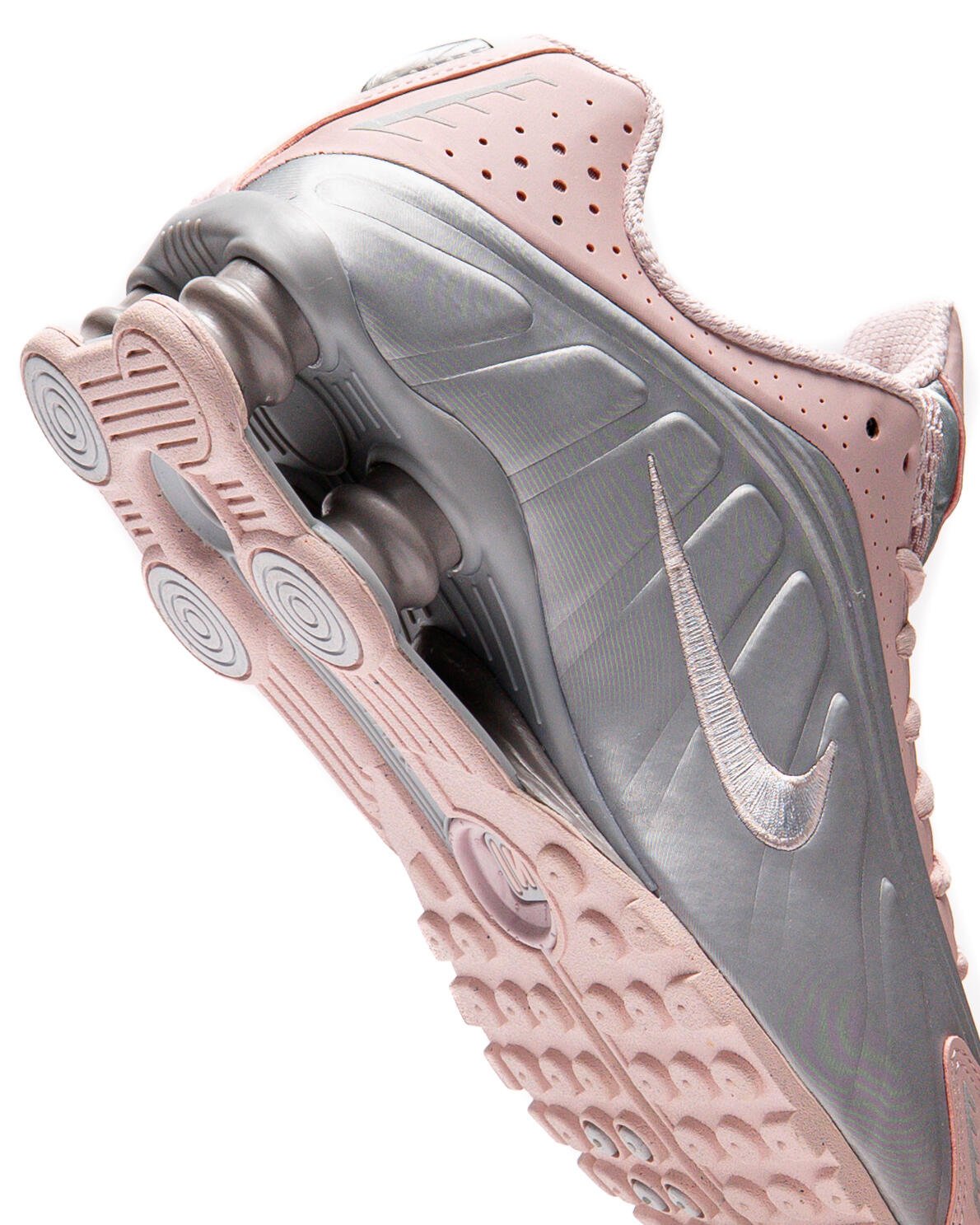 Nike Shox R4 Barely Rose Metallic Platinum (Women's)