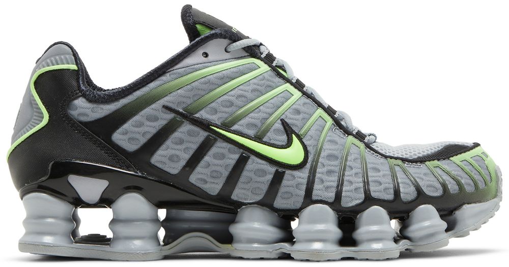 Nike Shox TL Wolf Grey Lime Blast