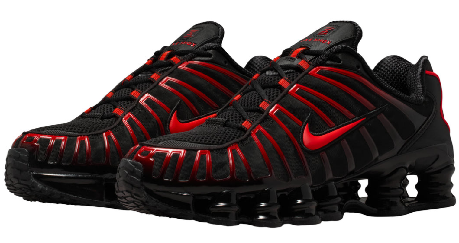 Nike Shox TL Black Light Crimson