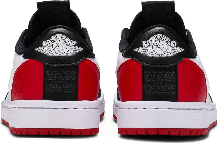 Jordan 1 Retro Low Slip Black Toe (Women's)