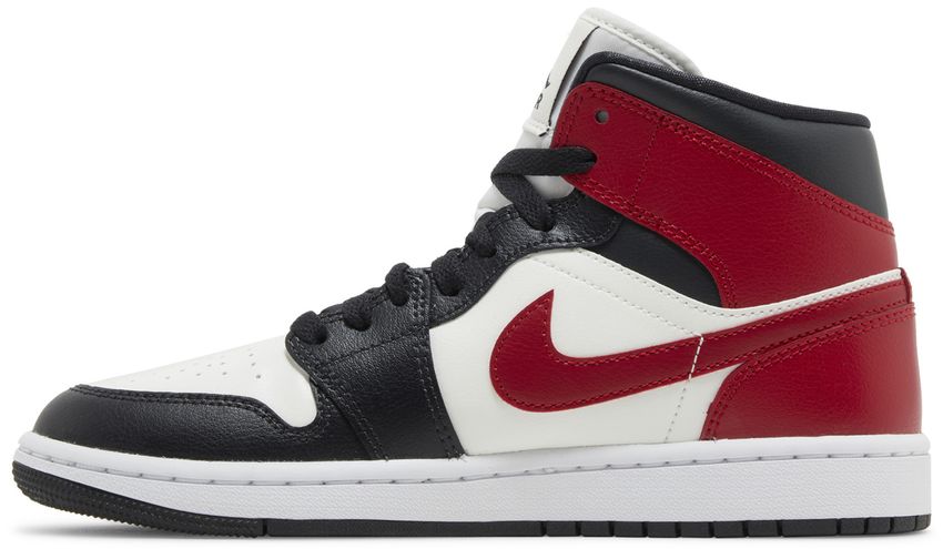 Jordan 1 Mid Gym Red Off Noir (Women's)