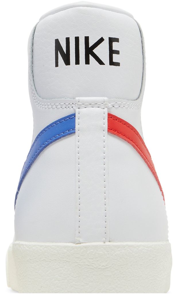 Nike Blazer Mid 77 Vintage Mismatched Swoosh Blue Red