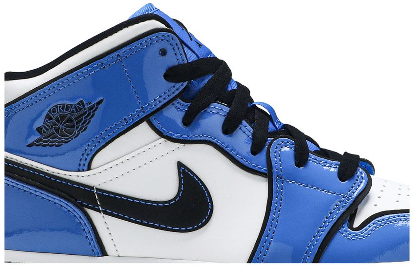 Jordan 1 Mid Signal Blue (GS)