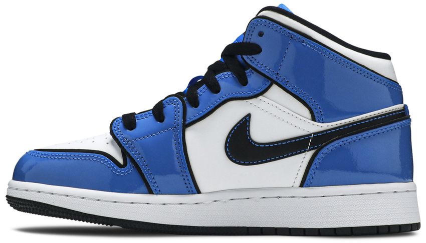 Jordan 1 Mid Signal Blue (GS)