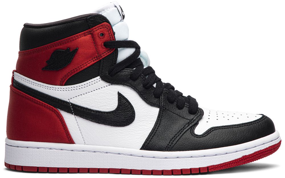 Jordan 1 Retro High Satin Black Toe (Women's)