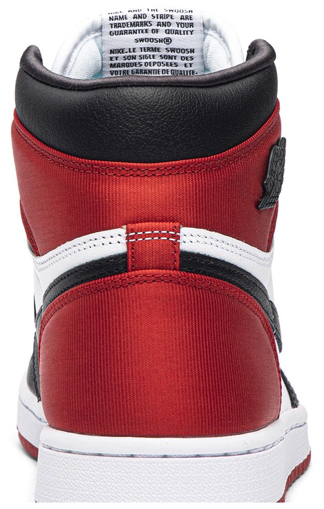 Jordan 1 Retro High Satin Black Toe (Women's)