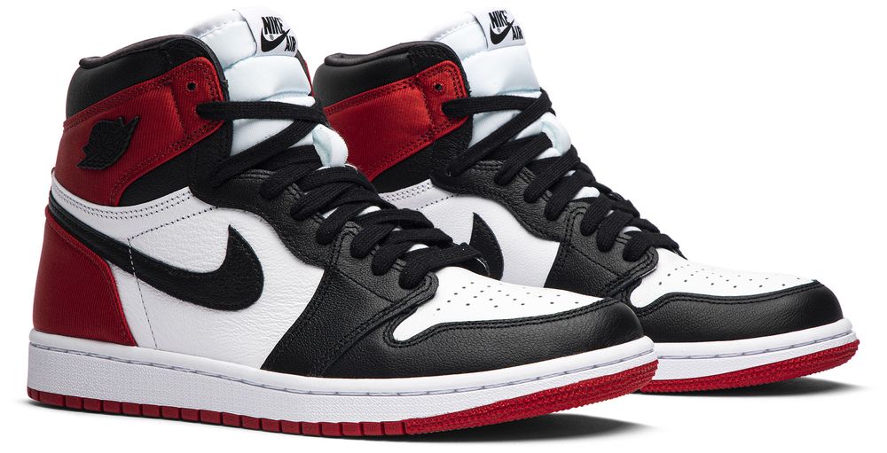 Jordan 1 Retro High Satin Black Toe (Women's)